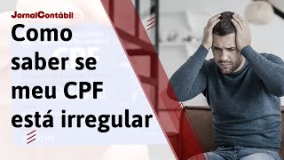 Como saber se meu CPF está irregular [upl. by Hairahs]