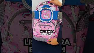 Bordado en Mochila 🎒 bordados happyjapan tutorial [upl. by Niels831]