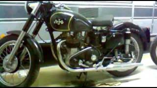 AJS 500 twin model 20 from 1952 starts [upl. by Bilat]