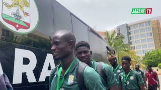 Finale CoupeduSénégal  Départ de l’équipe de l’Asc Jaraaf au stade Abdoulaye Wade [upl. by Ainezey]