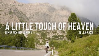 BIKEPACKING Through The ITALIAN ALPS  SELLA PASS  Bikepacking UK to Italy Pt 17 [upl. by Aydne]