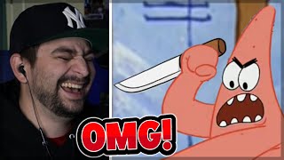 PATRICKS GOT A KNIFE  YTP  Spongebobs Chaotic Commotion REACTION [upl. by Nguyen]