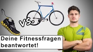 Was ist besser Laufen oder Fahrrad fahren  Vor dem Kraftsport Boxen  Gut oder Schlecht [upl. by Laumas]