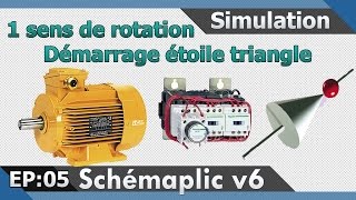 EP5  Démarrage étoile triangle 1 sens de rotation quotDarijaquot [upl. by Bent]