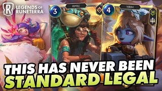 This deck has never been Standard Legal UNTIL NOW  Legends of Runeterra  Standard  Neeko Poppy [upl. by Lezned]