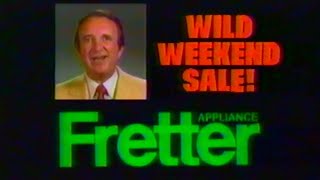 1986 Fretter Appliance quotWild Weekend Salequot TV Commercial [upl. by Drugi293]