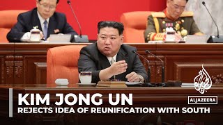 North Korea rejects idea of reunification with Seoul says war inevitable [upl. by Alekat373]