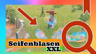 XXL RIESEN SEIFENBLASEN SELBST MACHEN  ANLEITUNG  VIDEOCHECK [upl. by Holmen432]