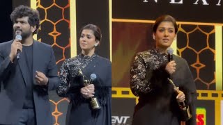 Nayanthara amp Vignesh Shivan Heart full Speech at SIIMA Awards 2024 Dubai siima siimaawards [upl. by Hutchins]