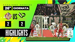 Cremonese vs Palermo 22  La Cremo in 10 rimonta due goal in 1’  HIGHLIGHTS SERIE BKT 2023  2024 [upl. by Ecylla]