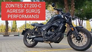 TRDE İLK  ZONTES ZT200C AGRESİF SÜRÜŞ VİDEOSU  SÜRÜŞ PERFORMANS VE KEYFİ NASIL [upl. by Gwenni]