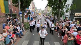 Wir beim Festzug der Jungenspiele in Würselen am 18062023 [upl. by Benson]