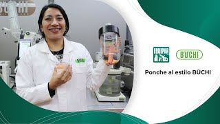 Vodka con sabor a ponche de frutas  Rotavapor R300 Büchi [upl. by Netram]