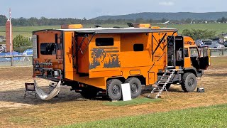 The Ultimate 6x6 Expedition Vehicle built with an old Camper Trailer [upl. by Cl435]