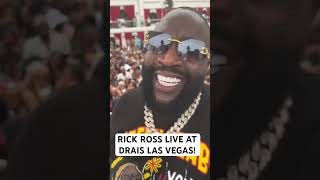 CREDDY CAM RICK ROSSPERFORMS quotASTON MARTIN MUSICquot LIVE AT DRAIS LAS VEGAS [upl. by Ellehsat348]