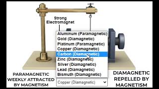 002 Paramagnetic and Diamagnetic Animation Magnetism Physics Animations [upl. by Jerrie676]