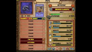 Wizard101 Hatching with Beguiled Gargoyle to make a 420 Frillasaur [upl. by Teri]