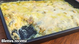 gratin de blettesrecette facile et savoureuse même vos enfants vont adorer 😋😍 [upl. by Aowda]