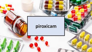 les médicaments génériques en Algérie piroxicam الأدوية الجنيسة في الجزائر quotبيروكسيكامquot [upl. by Arquit]