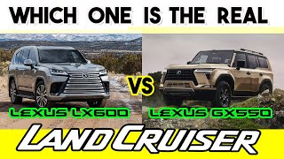 Lexus GX550 VS Lexus LX600  Which One is The REAL quotLand Cruiserquot [upl. by Sivel]