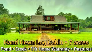 Tennessee Log Cabins For Sale Acreage Cabins For Sale 7 acres Pond Creek Hunting Shack [upl. by Gayl]