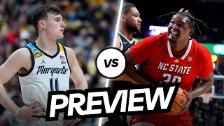 Marquette vs NC State  Breakdown Preview Pick and Prediction [upl. by Kletter]