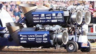 Powerfull Tractor Pulling Build  8000 HP w 4X Turbo Jet Turbines  Argos Oil Whispering Giant [upl. by Winona]