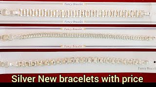 Silver New bracelets with price 2023silver bracelet with weight and price [upl. by Dragelin]