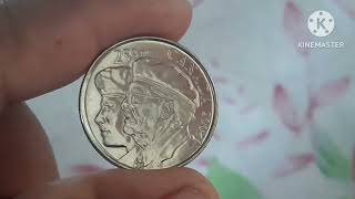 25 Cents 2005 Commemorative Coin in Canada Coin 🇨🇦 [upl. by Anne-Corinne488]