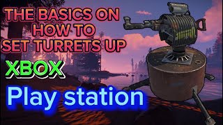 HOW TO SET UP TURRETS THE BASICS RUST CONSOLE [upl. by Brenden]