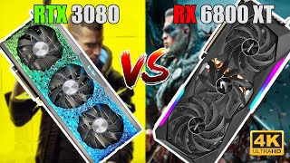 AMD RX 6800 XT vs GeForce RTX 3080 [upl. by Genia]