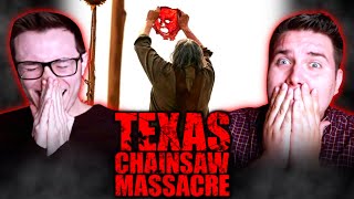 TEXANS WATCH TEXAS CHAINSAW MASSACRE 2022 FOR THE FIRST TIME REACTION RETURN OF THE YASSACRE [upl. by Roana]