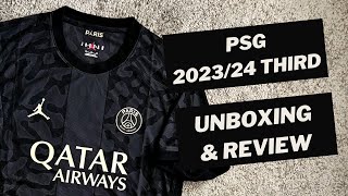 PSG 202324 match third jersey DriFIT ADV Unboxing amp Review [upl. by Martyn]