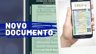 Novo documento de veículo  DOCUMENTO DE VEÍCULO EM MEIO ELETRÔNICO CRLVe [upl. by Neelyt]