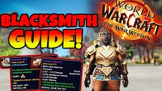 The War Within BLACKSMITHING Guide  Everything NEW in The War Within Profession Overview [upl. by Tail]