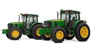 John Deere 6180J configurações dos levante hidráulico [upl. by Andromache]