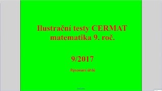 Rýsování úhlů  Př 9 2017  Ilustrační testy k přijímacím zkouškám z matematiky na SŠ [upl. by Whitaker806]