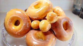 AIR FRYER VANILLA GLAZED DONUTS recipe [upl. by Yemaj735]