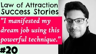 MANIFESTATION 20 Attracted Dream Job using Powerful Technique  Law of Attraction Success Series [upl. by Alodie]