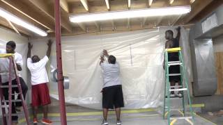 Building an Abatement Enclosure for Asbestos Lead Mold or Dust Control [upl. by Hola]