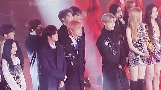 BTS AND BLACKPINKSBS GAYO DAEJUN 2018 [upl. by Nert]