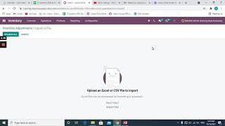 Odoo Inventory Adjustments [upl. by Orozco]