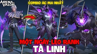 VUX MỘT NGÀY LEO RANK VỚI BIỆT ĐỘI TÀ LINH COMBO ÁC MA NHẤT LIÊN QUÂN MOBILE [upl. by Haile279]