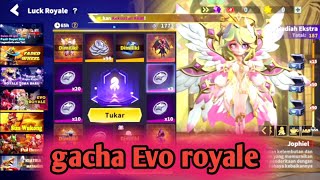 gacha skin evo royale lucifer  review skin  super sus indonesia [upl. by Orofselet11]