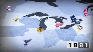 Watch the expansion of the NHL through the years [upl. by Borroff662]