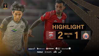 Highlight  Borneo FC Samarinda vs PERSIJA Jakarta  Semifinal 1 Piala Presiden 2024 [upl. by Bourke6]