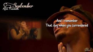 SEPTEMBER  Kirk Franklin lyrics on screen [upl. by Gere272]