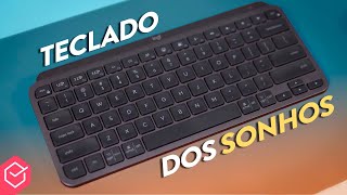 O TECLADO dos MEUS SONHOS para TRABALHAR ficou MAIS COMPACTO  MX KEYS MINI [upl. by Losiram]