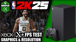 NBA 2K25  Xbox Series X Gameplay  FPS Test [upl. by Neehahs]