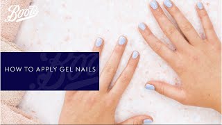 How To Apply Gel Nails At Home  Nail Tutorial  Boots Beauty  Boots UK [upl. by Thekla469]